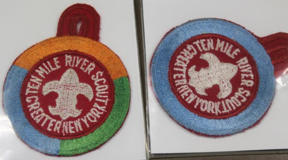 Four Vintage Ten Mile River Scout Greater New York Patches