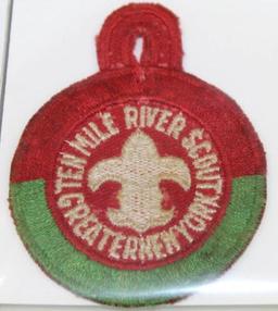 Four Vintage Ten Mile River Scout Greater New York Patches