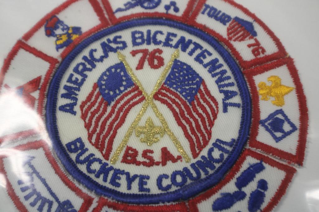 8 Partial BSA Camping Patch Sets 1950s-1970s