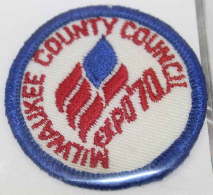 10 Small BSA M-Name Council Patches and Accessory Patches