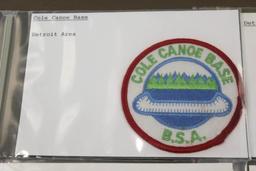 16 BSA Detroit Area/Cole Canoe Base Patches
