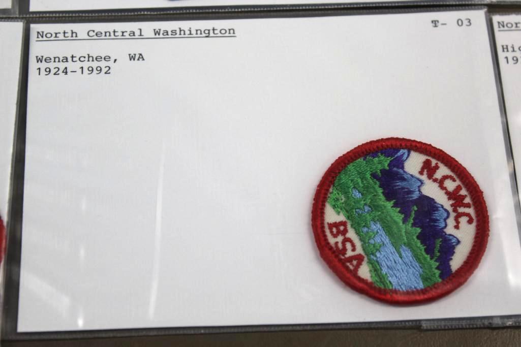 10 Small Early BSA North Central and North Shore Named Council Patches