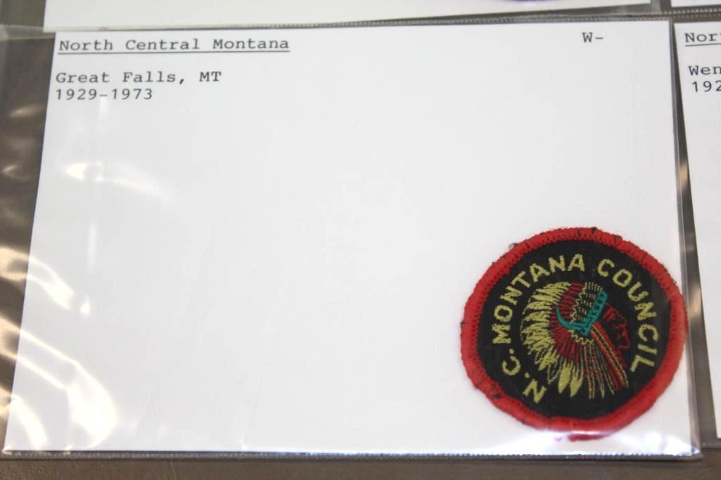 10 Small Early BSA North Central and North Shore Named Council Patches
