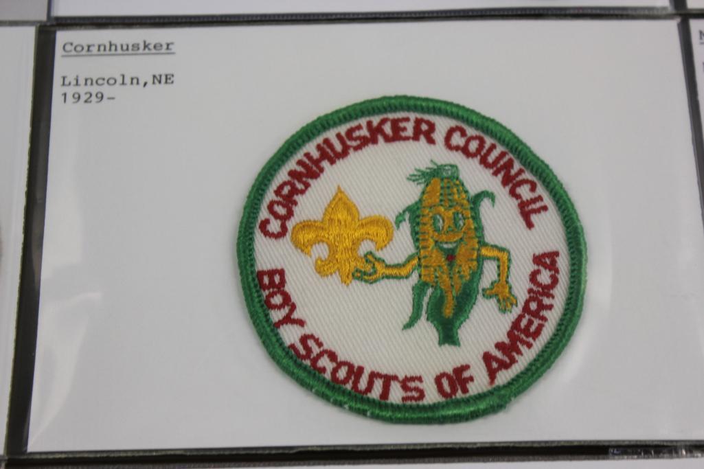 Collection of Corn Husker and Middle Tennessee Council Patches