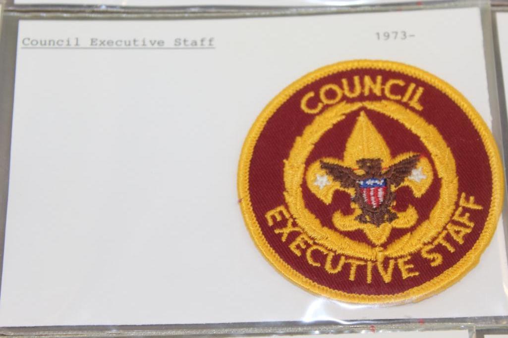 18 BSA Administrative Patches from 1970s Forward