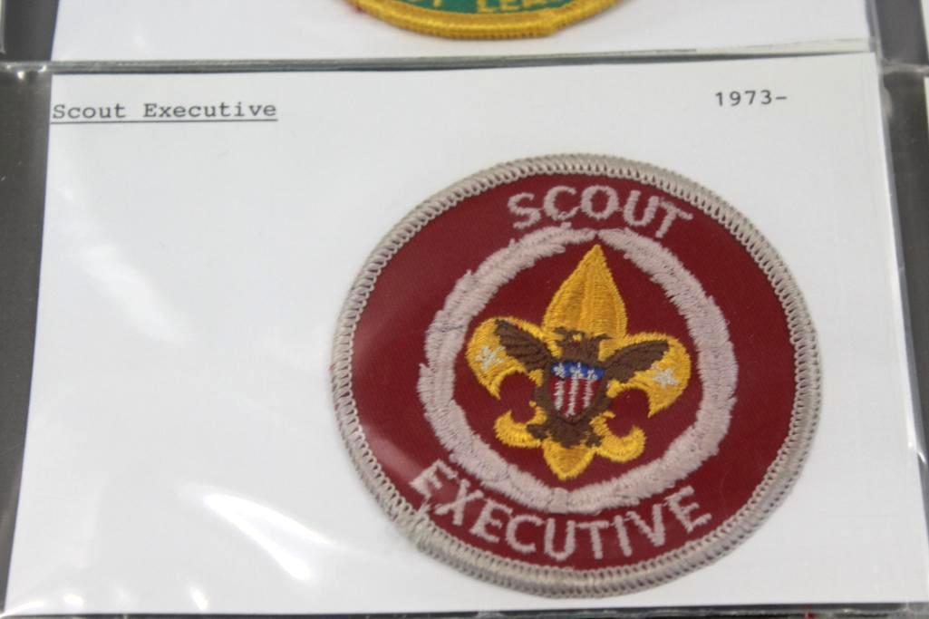 18 BSA Administrative Patches from 1970s Forward