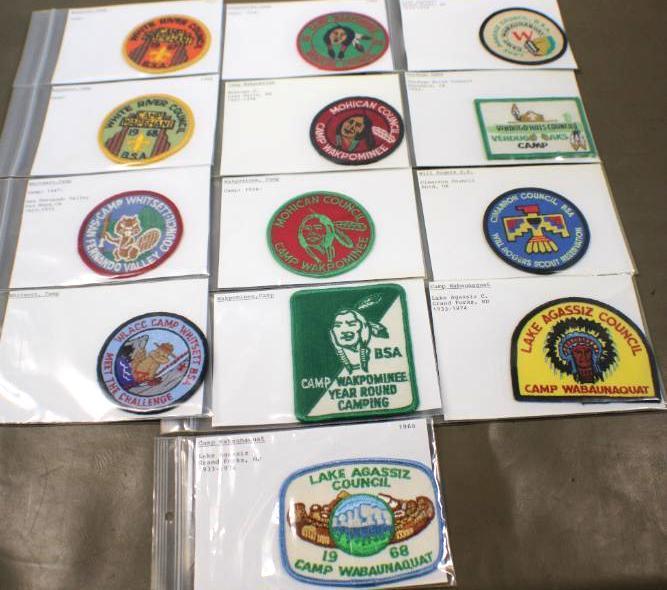 13 BSA Scouting Camp Patches