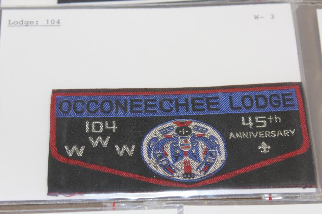 8 Occoneechee Council Patches