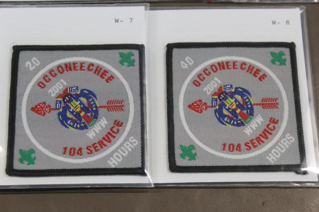 8 Occoneechee Council Patches