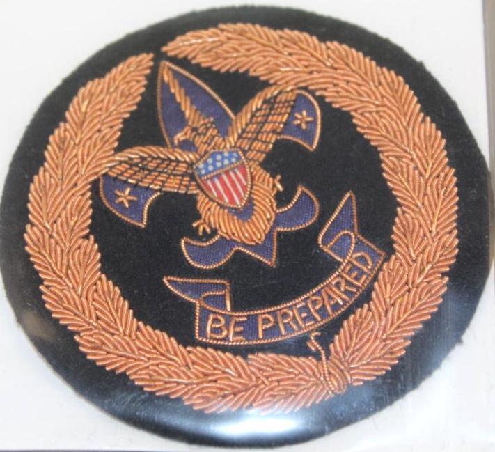 Excellent Bullion Patch in Copper and Layman Cloth-Back Patch