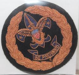 Excellent Bullion Patch in Copper and Layman Cloth-Back Patch