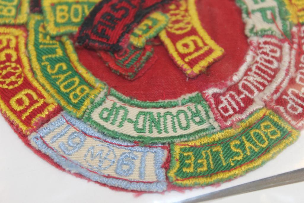 Nine Large BSA Patches or Patch Sets