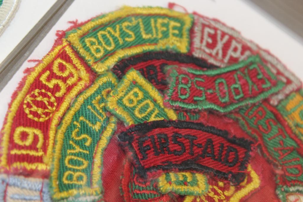 Nine Large BSA Patches or Patch Sets