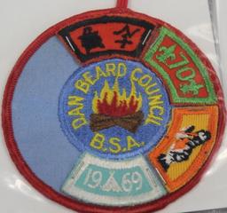 Nine Large BSA Patches or Patch Sets