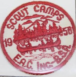 1956 EAC Inc.-BSA Scout Camps Twill Patch