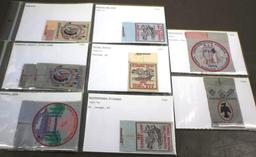 9 Mixed Vintage BSA Woven Tag-Style Event and Council Patches