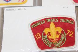 Seven Regional Council Patches Dated 1970s-1980s