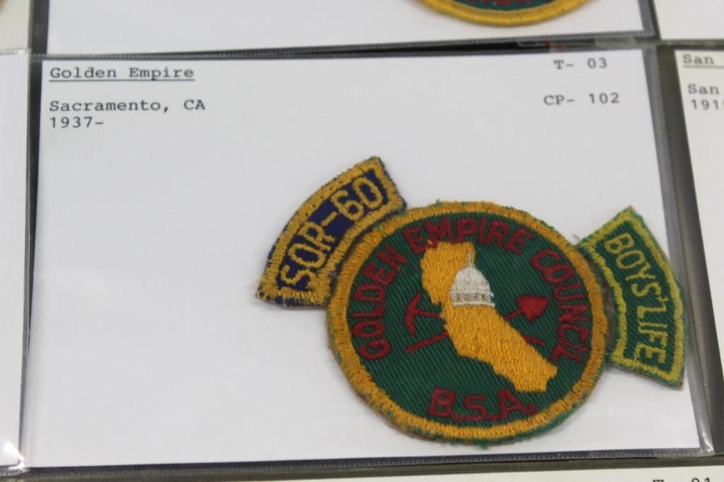 Early Golden Empire and Other California Regional Council Patches