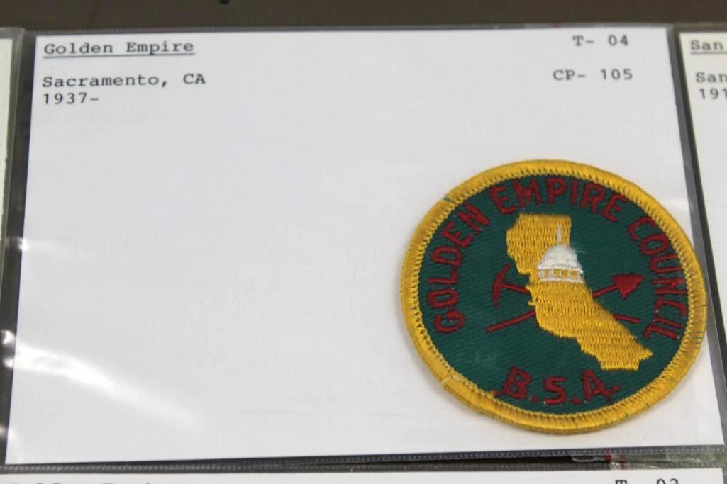 Early Golden Empire and Other California Regional Council Patches