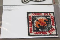 10 BSA Camping Patches from the North Eastern US