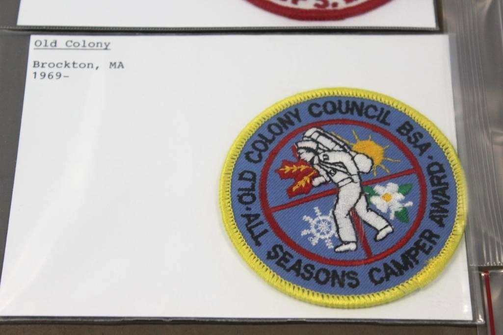 10 BSA Camping Patches from the North Eastern US