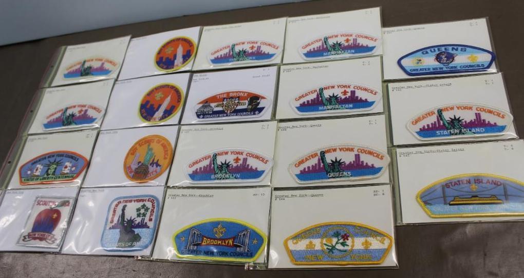 19 New York and Greater New York Council Patches