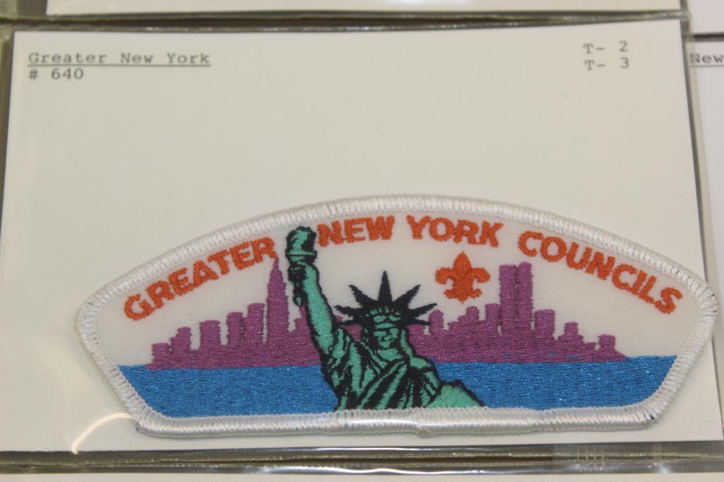 19 New York and Greater New York Council Patches