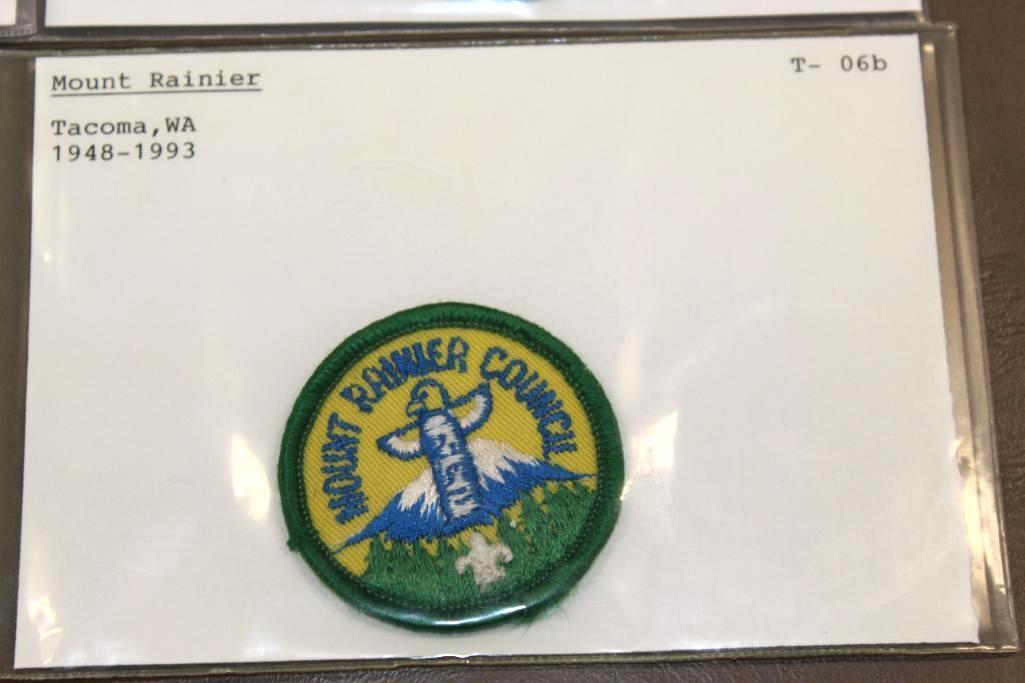 12 Small BSA Council Patches and Some Accessory Patches