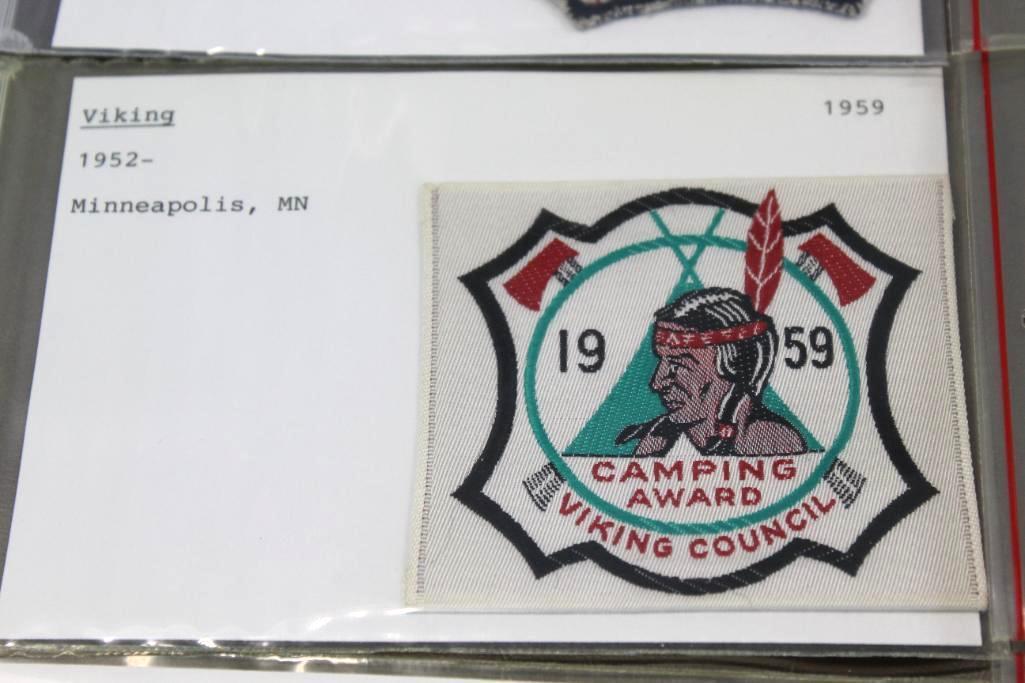 6 Viking Council Camping Award Patches from 1958-1963