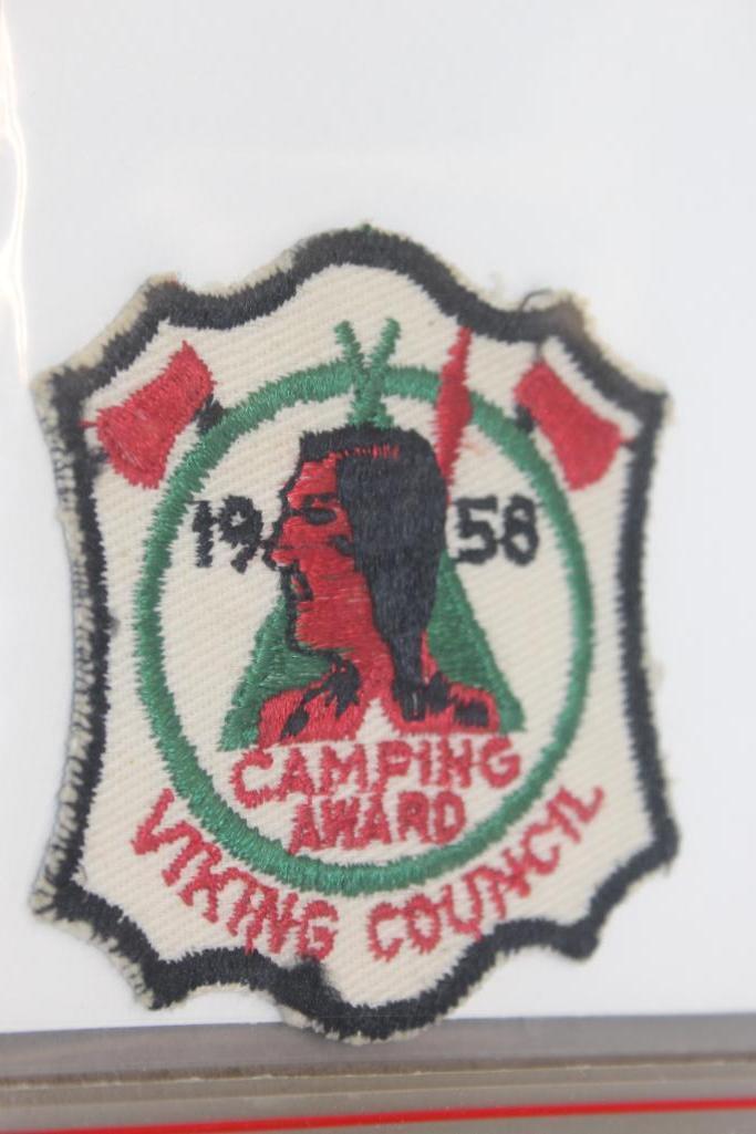 6 Viking Council Camping Award Patches from 1958-1963