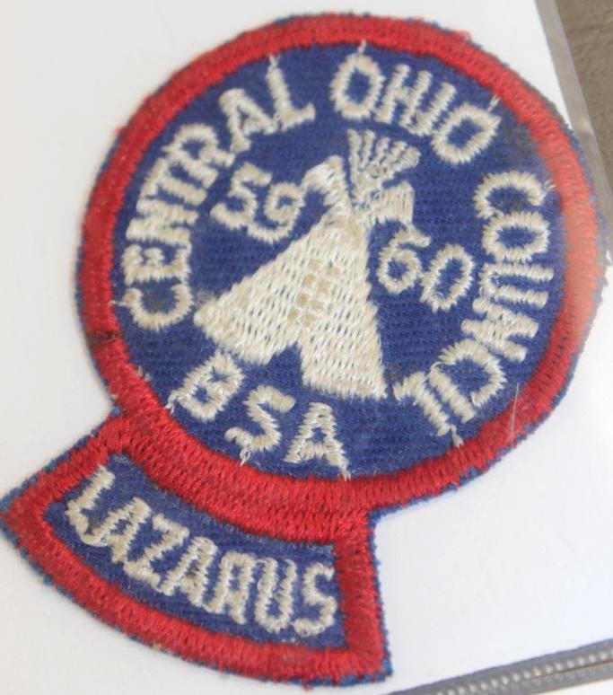 22 Central Ohio BSA Council and Camp Patches