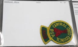 22 Central Ohio BSA Council and Camp Patches