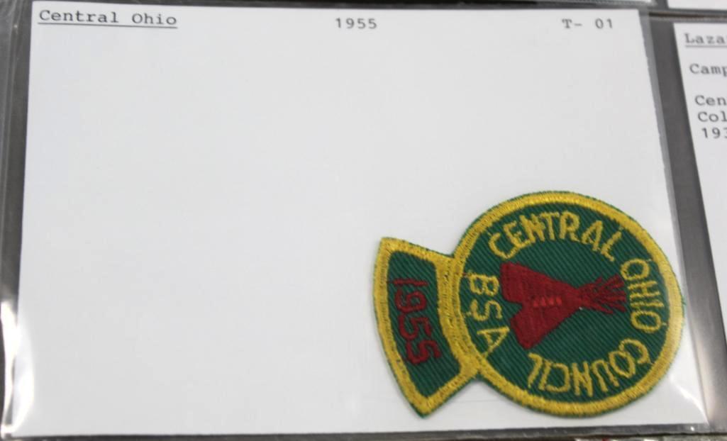 22 Central Ohio BSA Council and Camp Patches