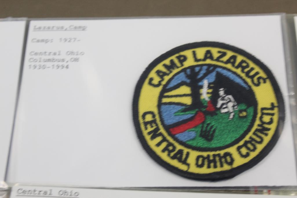 22 Central Ohio BSA Council and Camp Patches