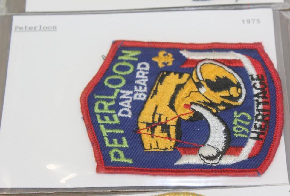 Peterloon Collection with 18 Large Patches, 4 Pins, and More