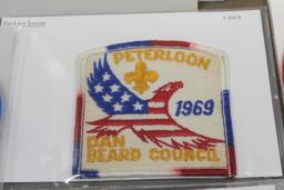 Peterloon Collection with 18 Large Patches, 4 Pins, and More