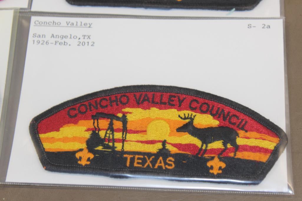 11 Texas Regional Council Patches