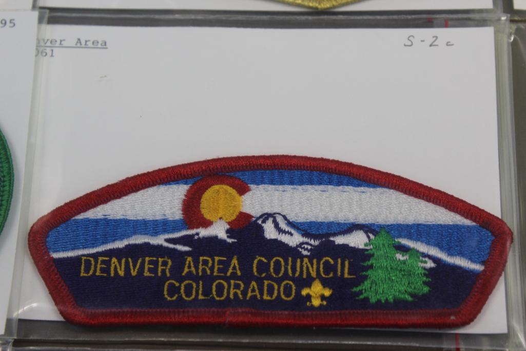 17 Mixed Denver Area, Longs Peak, Peaceful Valley Council Patches, and More