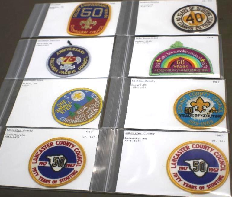 8 BSA Council Patches from the 1960s and 1970s