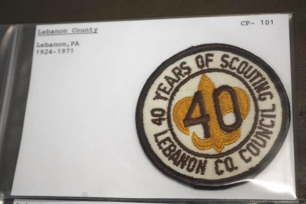 8 BSA Council Patches from the 1960s and 1970s