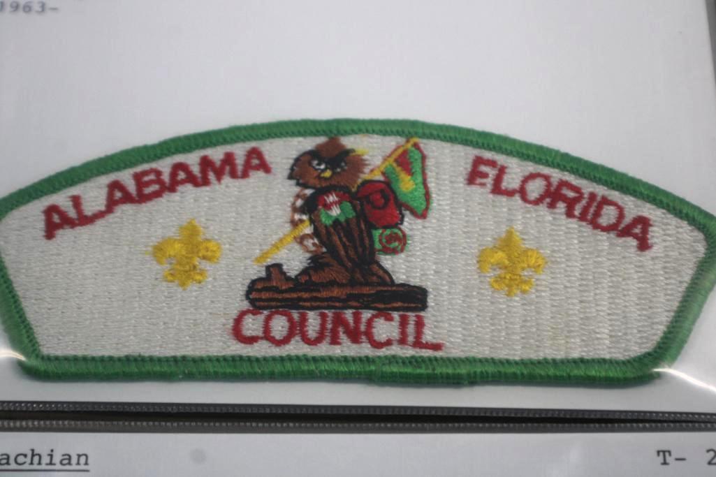 12 Mixed BSA "A"-Name Council Patches