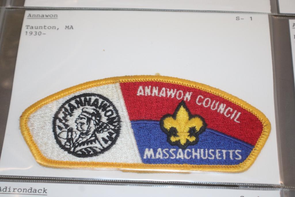 12 Mixed BSA "A"-Name Council Patches