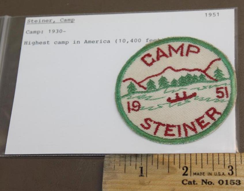 1951 Camp Steiner BSA Twill Patch