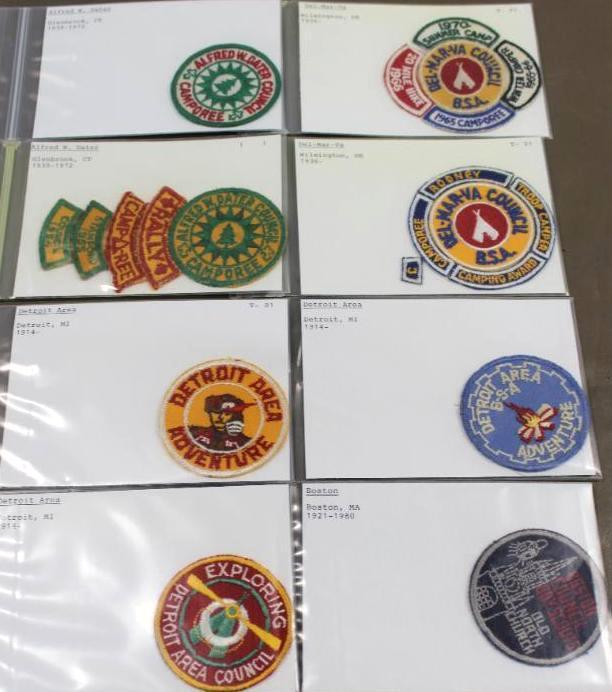 8 Early North Eastern Region Council Patches