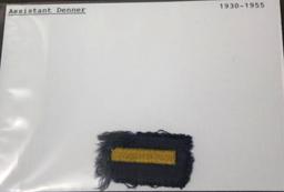 Early Denner and Assistant Denner BSA Patches