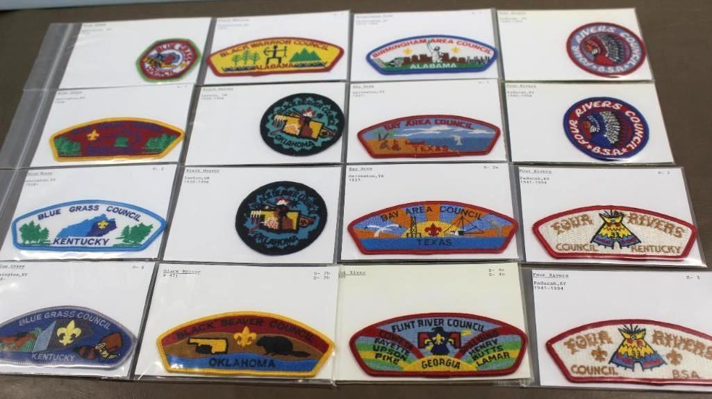 16 Mixed BSA Southern States Council Patches