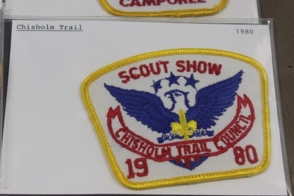 Seven BSA Event Patches in Similar Style