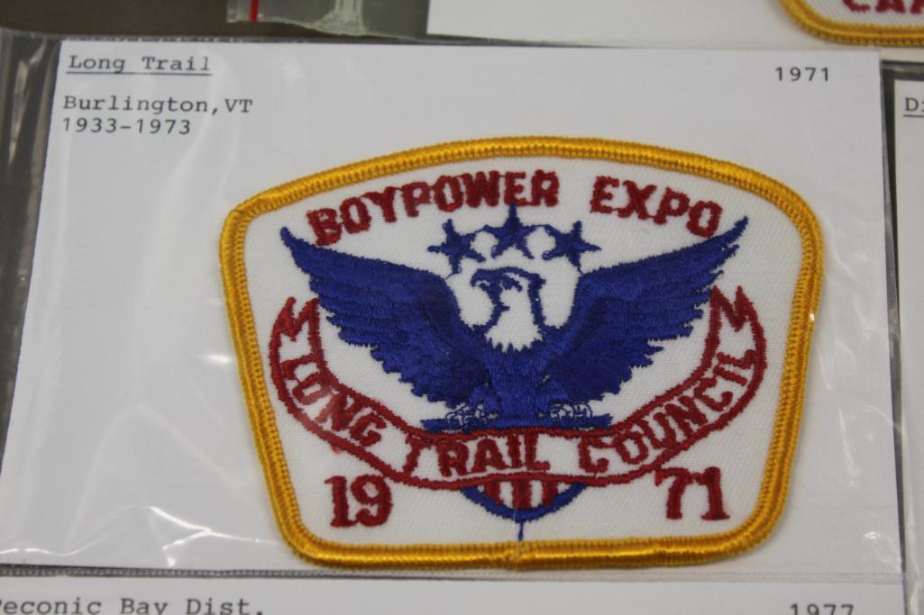 Seven BSA Event Patches in Similar Style