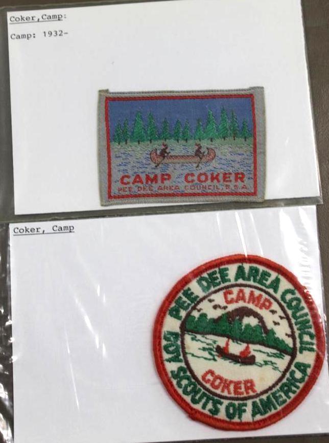 Two Vintage BSA Camp Coker Patches