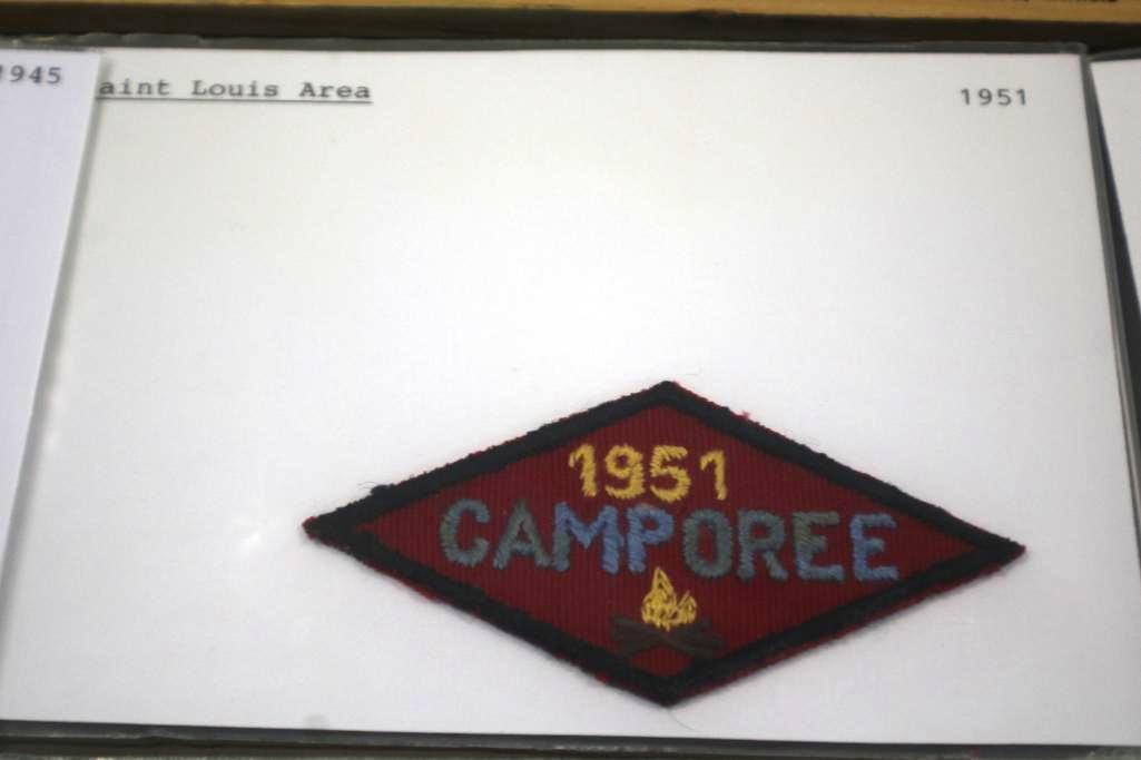 12 St. Louis Council Camporee Patches Dated 1945-1965